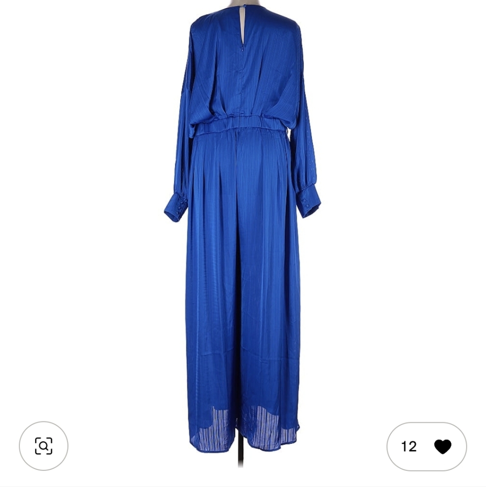 Fashion Nova Vibrant Royal Blue Jumpsuit